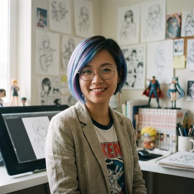 海角网动漫艺术家-林雨晴