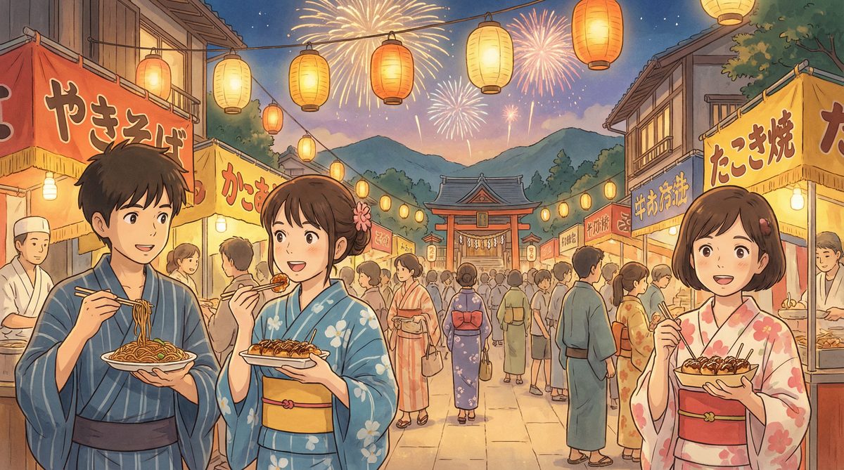 海角网治愈系日常动漫-夏日祭物语